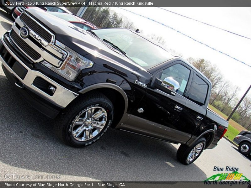 Magma Red / King Ranch Kingsville 2018 Ford F150 King Ranch SuperCrew 4x4