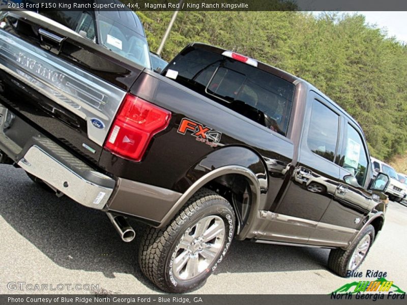 Magma Red / King Ranch Kingsville 2018 Ford F150 King Ranch SuperCrew 4x4
