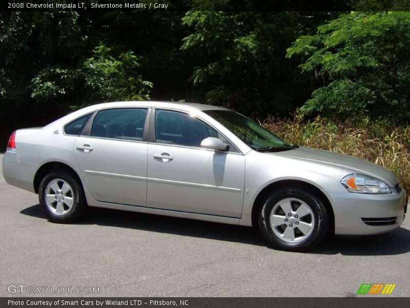 Silverstone Metallic / Gray 2008 Chevrolet Impala LT