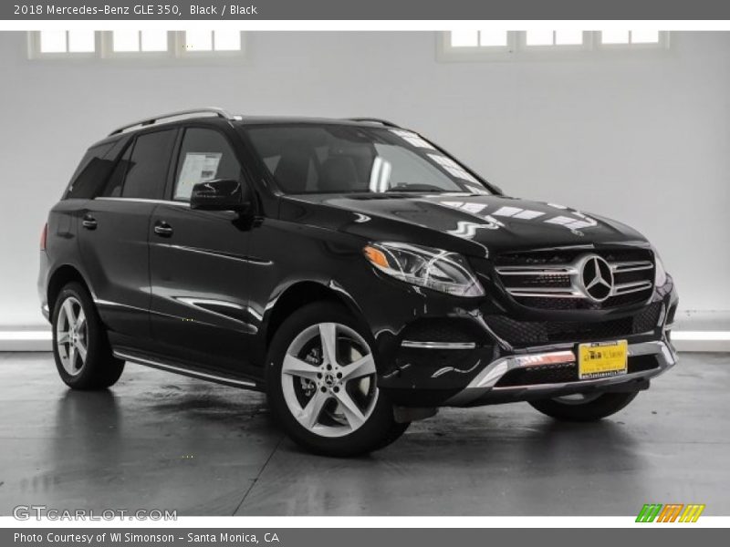 Black / Black 2018 Mercedes-Benz GLE 350