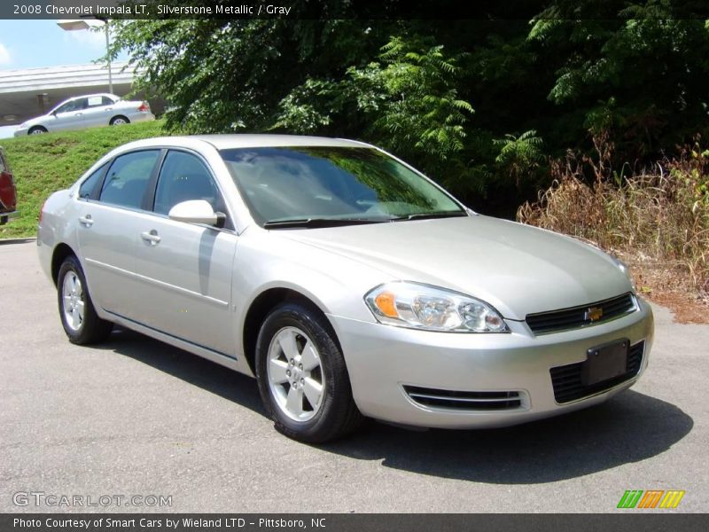 Silverstone Metallic / Gray 2008 Chevrolet Impala LT