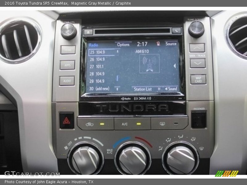 Magnetic Gray Metallic / Graphite 2016 Toyota Tundra SR5 CrewMax