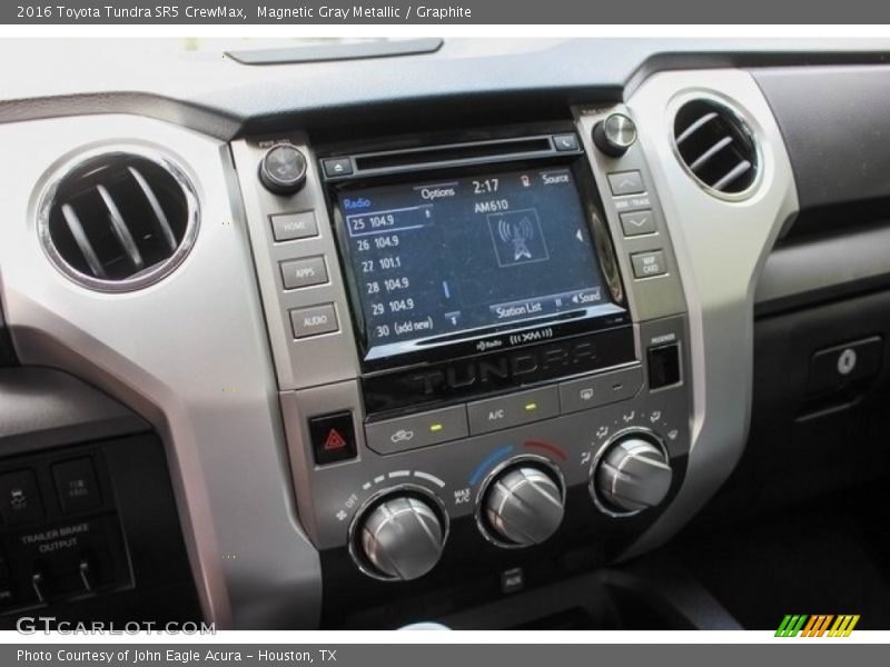 Magnetic Gray Metallic / Graphite 2016 Toyota Tundra SR5 CrewMax