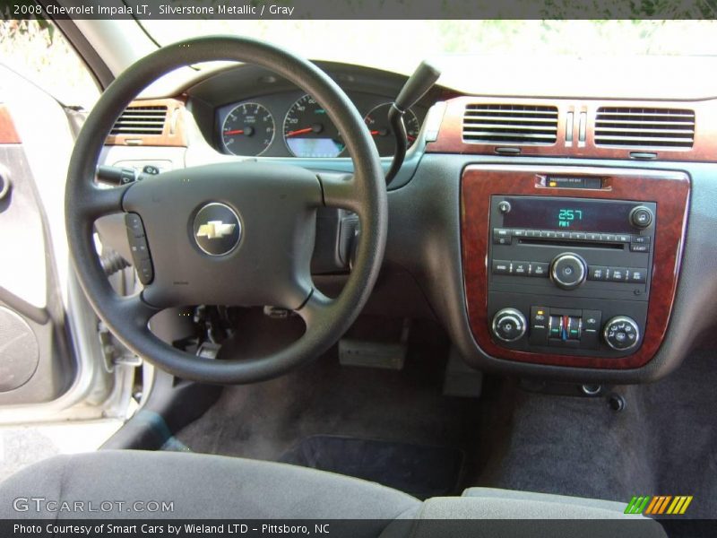 Silverstone Metallic / Gray 2008 Chevrolet Impala LT