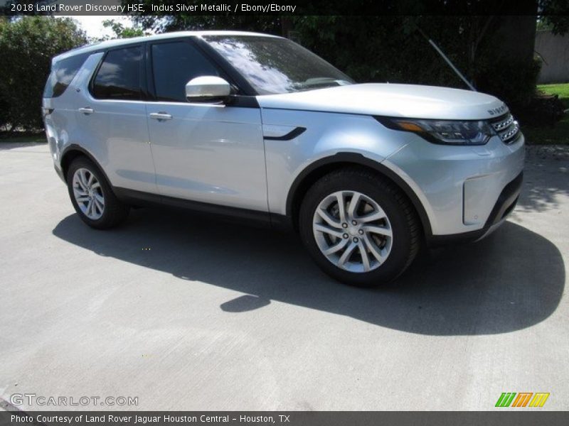 Indus Silver Metallic / Ebony/Ebony 2018 Land Rover Discovery HSE