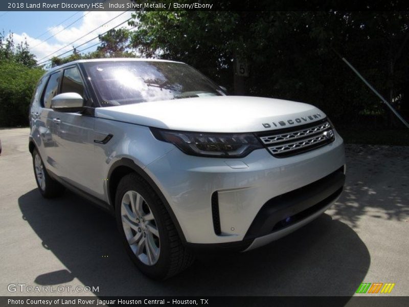 Indus Silver Metallic / Ebony/Ebony 2018 Land Rover Discovery HSE
