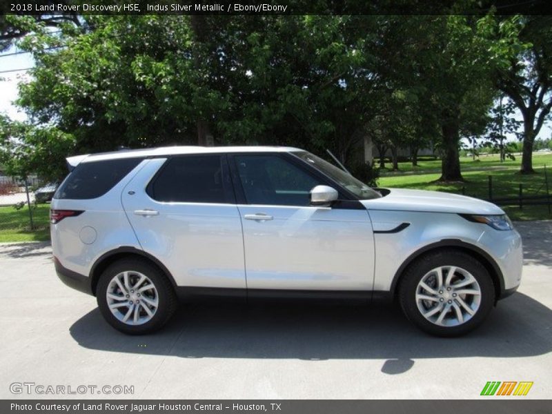 Indus Silver Metallic / Ebony/Ebony 2018 Land Rover Discovery HSE