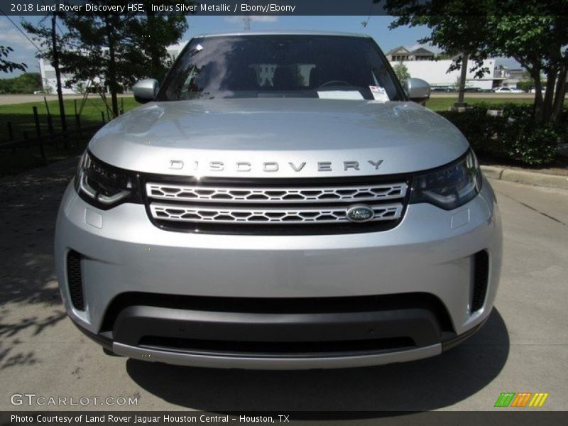 Indus Silver Metallic / Ebony/Ebony 2018 Land Rover Discovery HSE