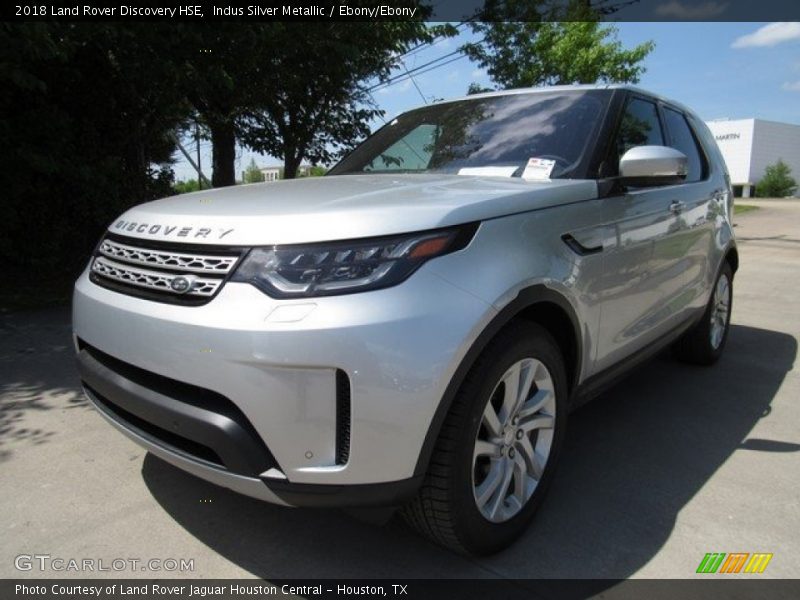 Indus Silver Metallic / Ebony/Ebony 2018 Land Rover Discovery HSE