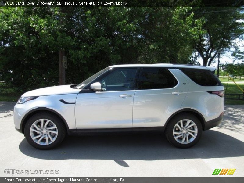 Indus Silver Metallic / Ebony/Ebony 2018 Land Rover Discovery HSE