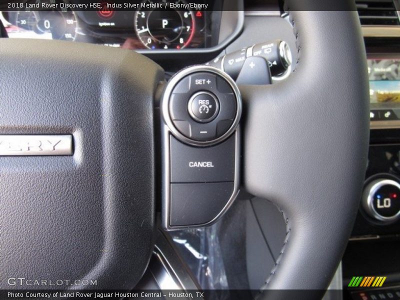 Indus Silver Metallic / Ebony/Ebony 2018 Land Rover Discovery HSE