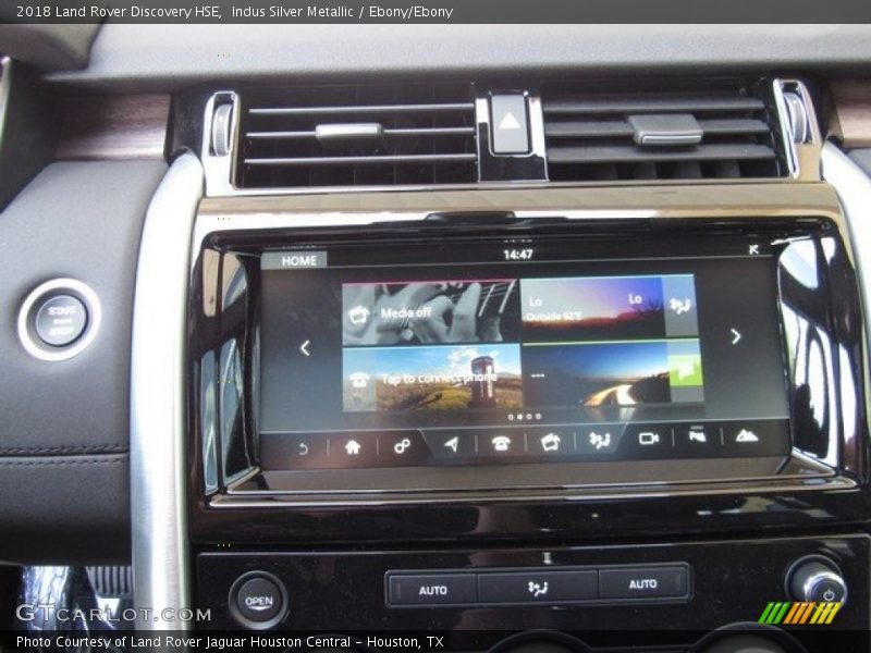 Indus Silver Metallic / Ebony/Ebony 2018 Land Rover Discovery HSE