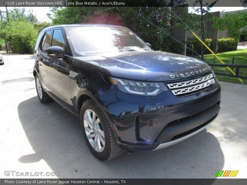 Loire Blue Metallic / Acorn/Ebony 2018 Land Rover Discovery HSE