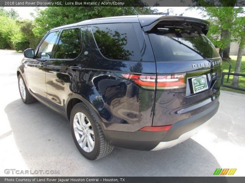 Loire Blue Metallic / Acorn/Ebony 2018 Land Rover Discovery HSE