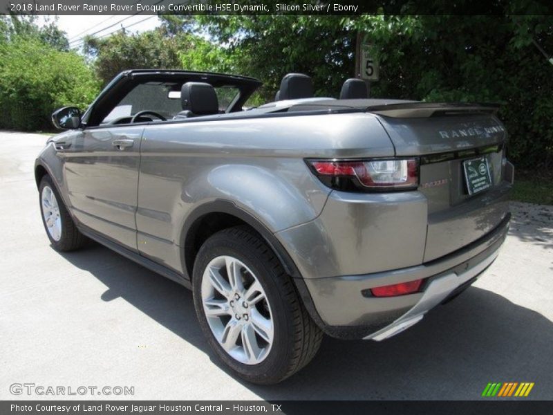 Silicon Silver / Ebony 2018 Land Rover Range Rover Evoque Convertible HSE Dynamic