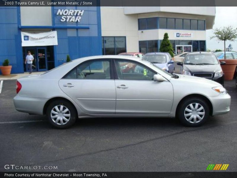 Lunar Mist Metallic / Stone 2003 Toyota Camry LE