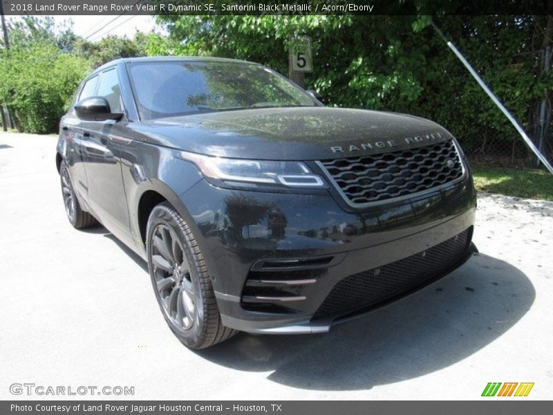 Santorini Black Metallic / Acorn/Ebony 2018 Land Rover Range Rover Velar R Dynamic SE