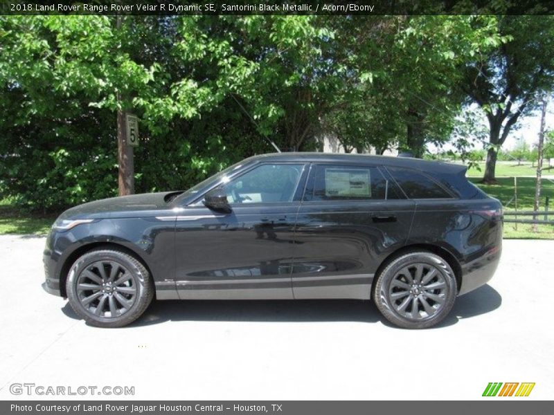 Santorini Black Metallic / Acorn/Ebony 2018 Land Rover Range Rover Velar R Dynamic SE