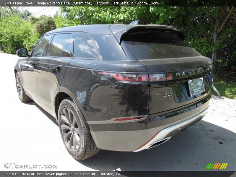 Santorini Black Metallic / Acorn/Ebony 2018 Land Rover Range Rover Velar R Dynamic SE