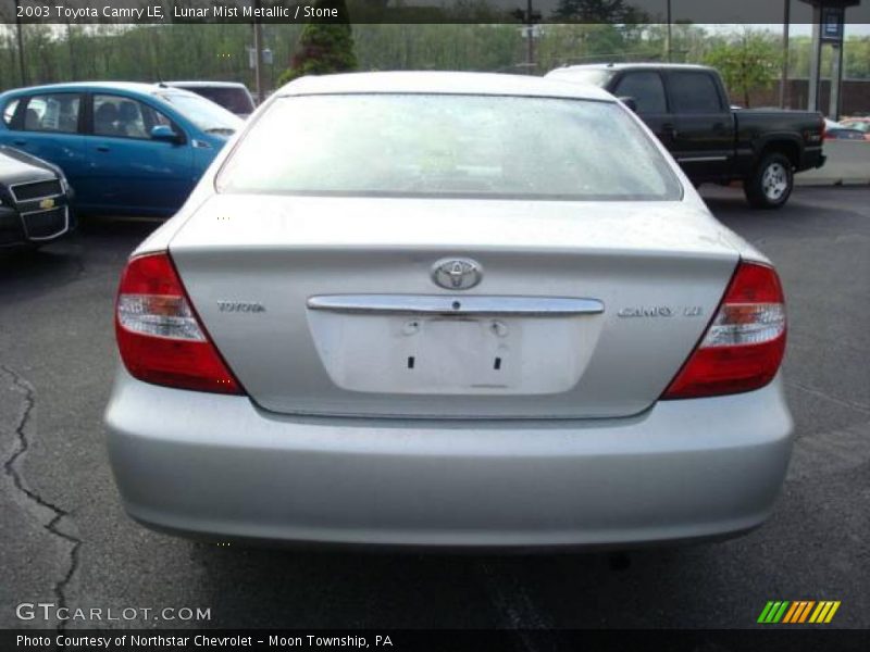 Lunar Mist Metallic / Stone 2003 Toyota Camry LE