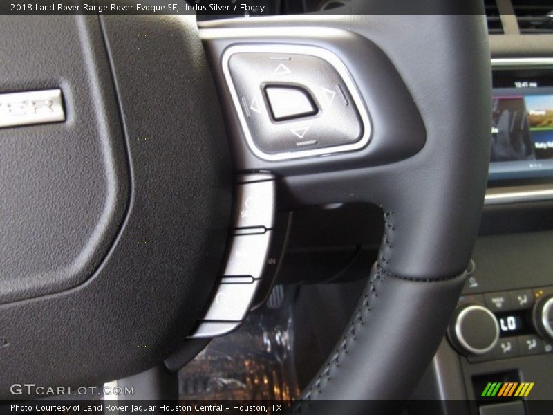 Indus Silver / Ebony 2018 Land Rover Range Rover Evoque SE