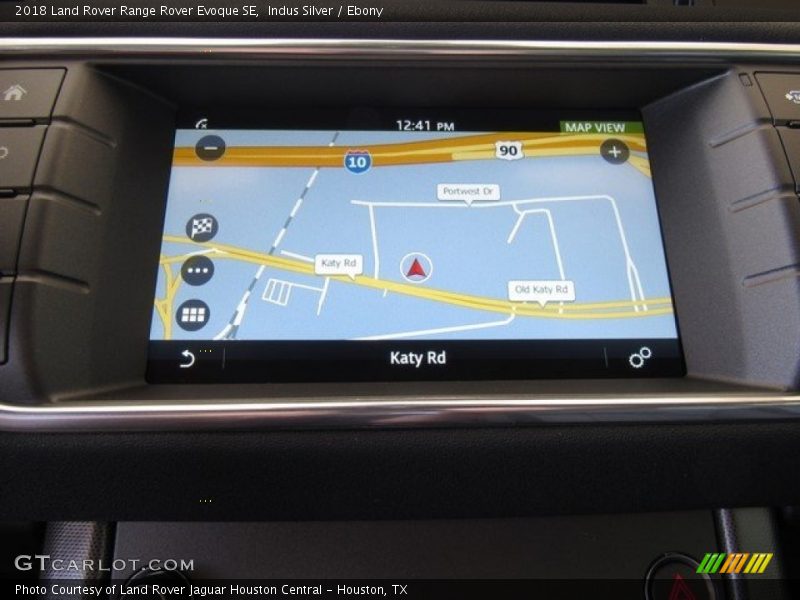 Indus Silver / Ebony 2018 Land Rover Range Rover Evoque SE