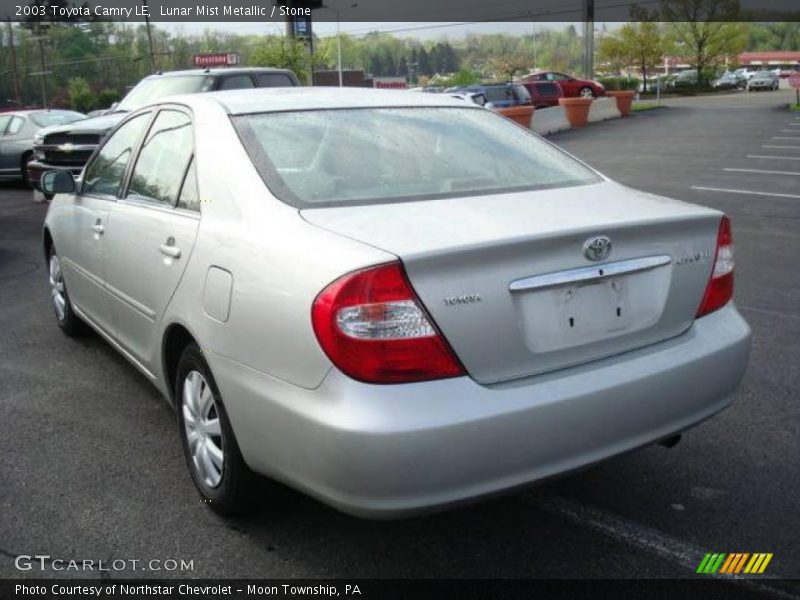 Lunar Mist Metallic / Stone 2003 Toyota Camry LE