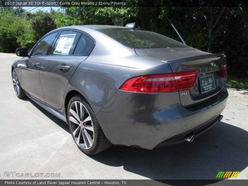 Corris Grey Metallic / Ebony/Pimento 2018 Jaguar XE 30t R-Sport