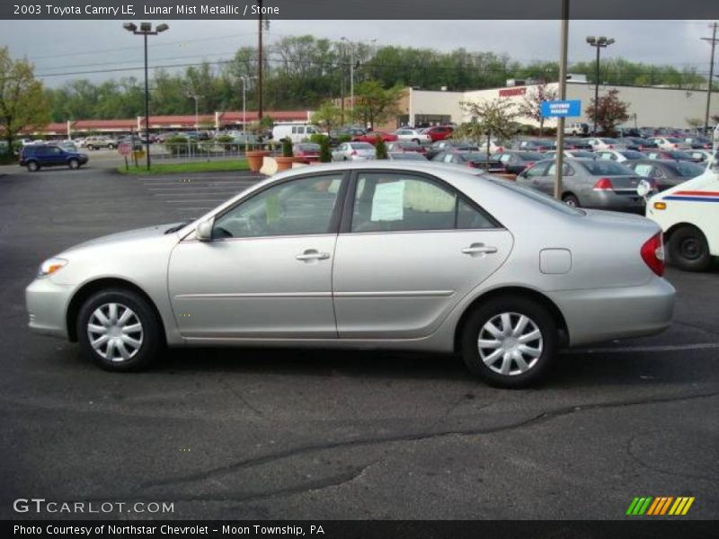 Lunar Mist Metallic / Stone 2003 Toyota Camry LE