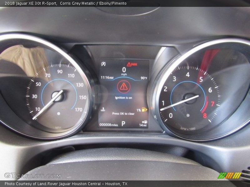  2018 XE 30t R-Sport 30t R-Sport Gauges