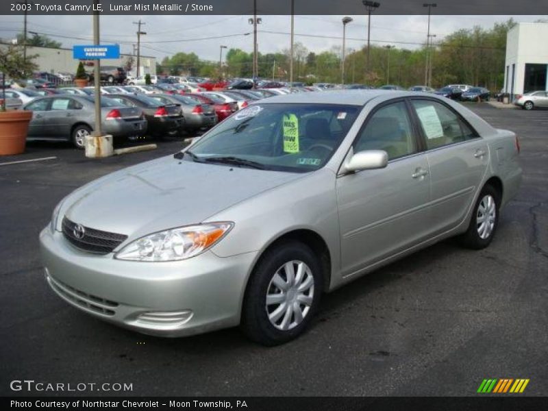 Lunar Mist Metallic / Stone 2003 Toyota Camry LE