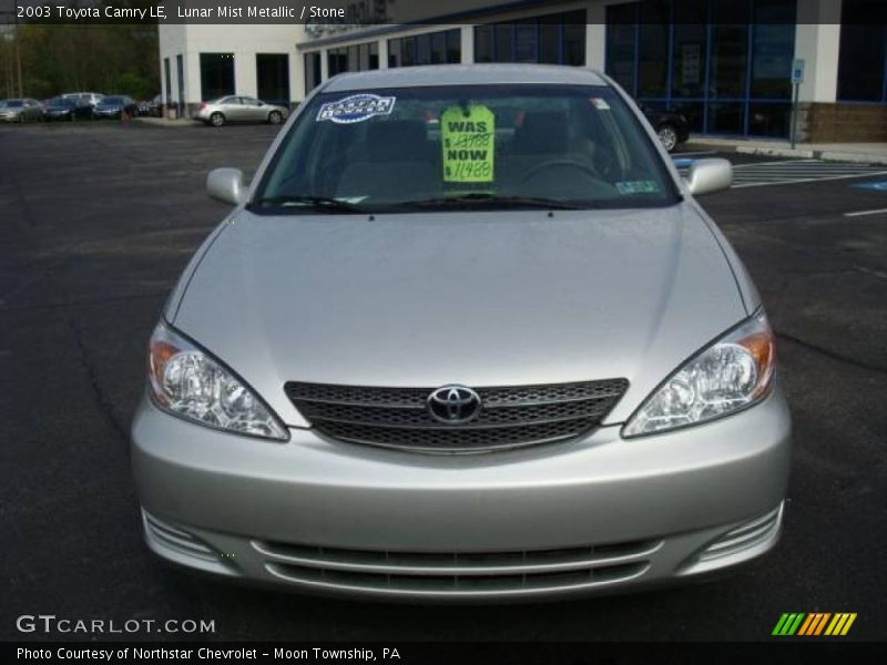 Lunar Mist Metallic / Stone 2003 Toyota Camry LE