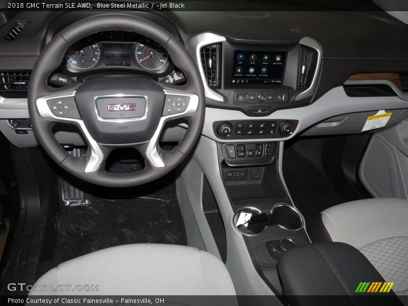 Blue Steel Metallic / ­Jet Black 2018 GMC Terrain SLE AWD