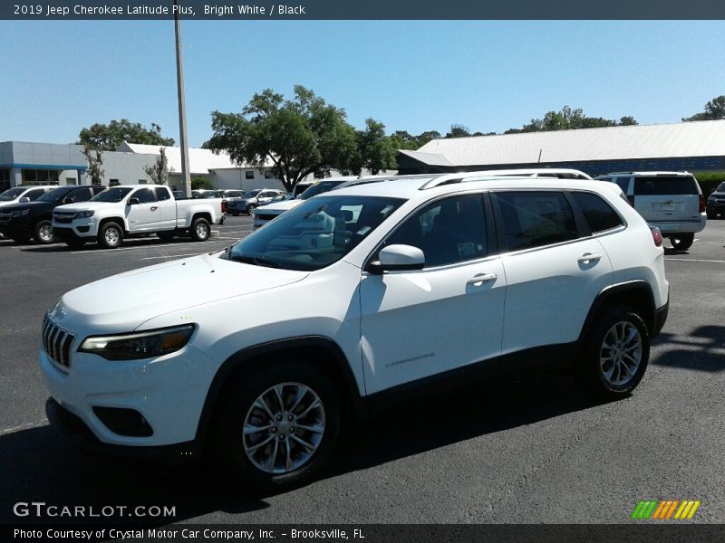 Bright White / Black 2019 Jeep Cherokee Latitude Plus