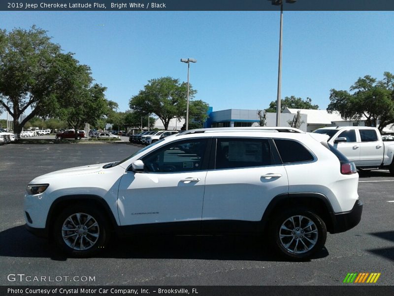 Bright White / Black 2019 Jeep Cherokee Latitude Plus