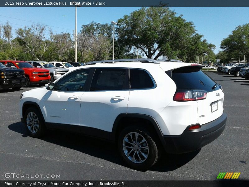 Bright White / Black 2019 Jeep Cherokee Latitude Plus