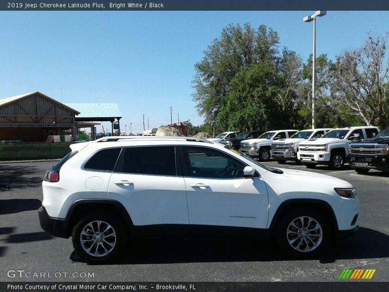 Bright White / Black 2019 Jeep Cherokee Latitude Plus