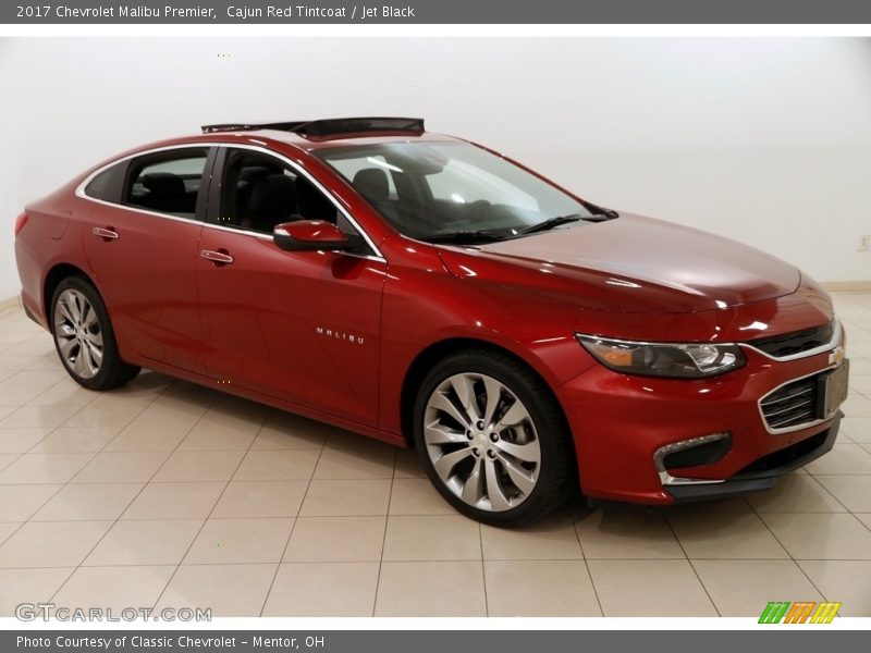 Cajun Red Tintcoat / Jet Black 2017 Chevrolet Malibu Premier