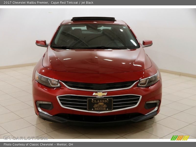 Cajun Red Tintcoat / Jet Black 2017 Chevrolet Malibu Premier