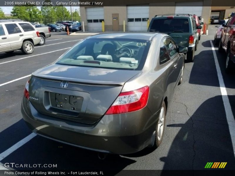 Galaxy Gray Metallic / Ivory 2006 Honda Civic EX Coupe