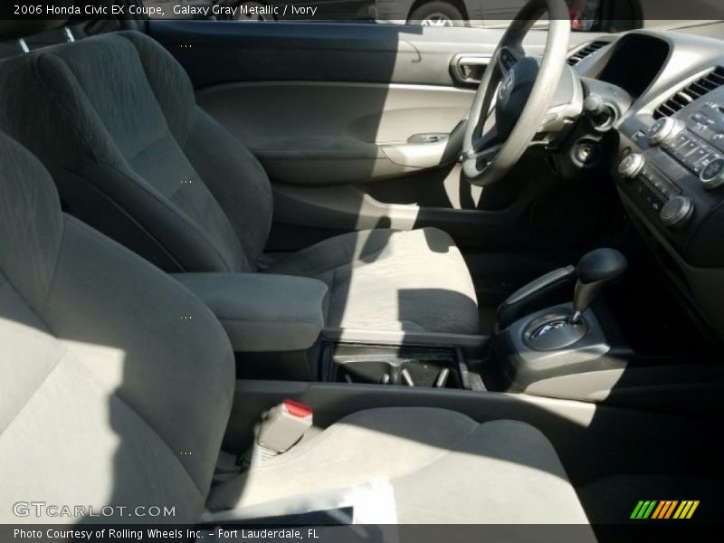 Galaxy Gray Metallic / Ivory 2006 Honda Civic EX Coupe