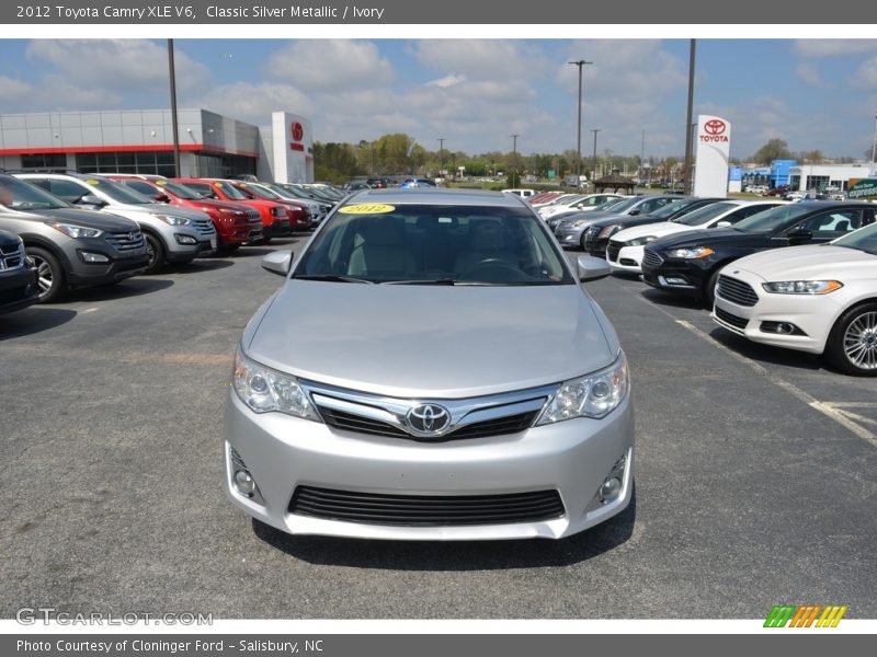 Classic Silver Metallic / Ivory 2012 Toyota Camry XLE V6