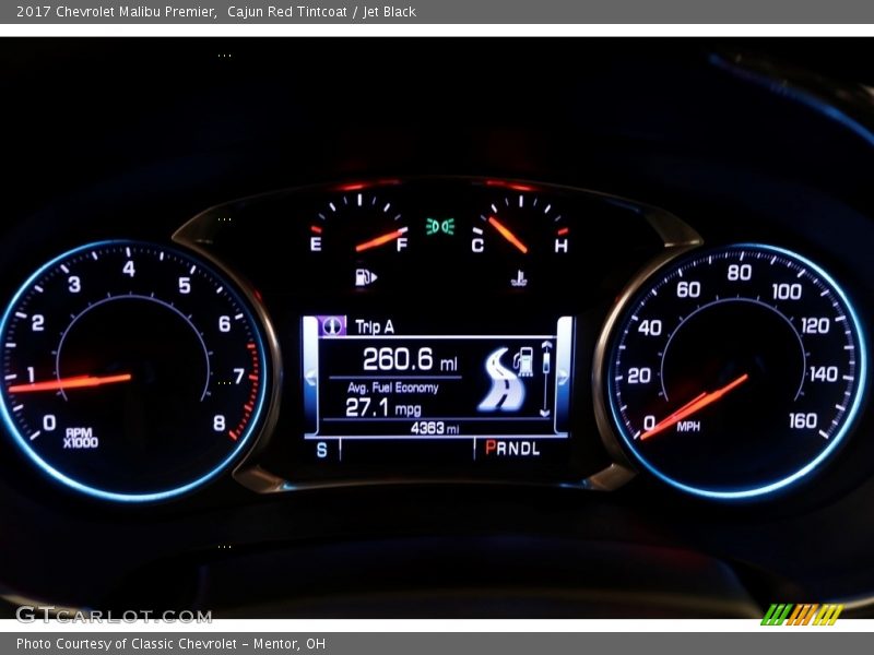 Cajun Red Tintcoat / Jet Black 2017 Chevrolet Malibu Premier