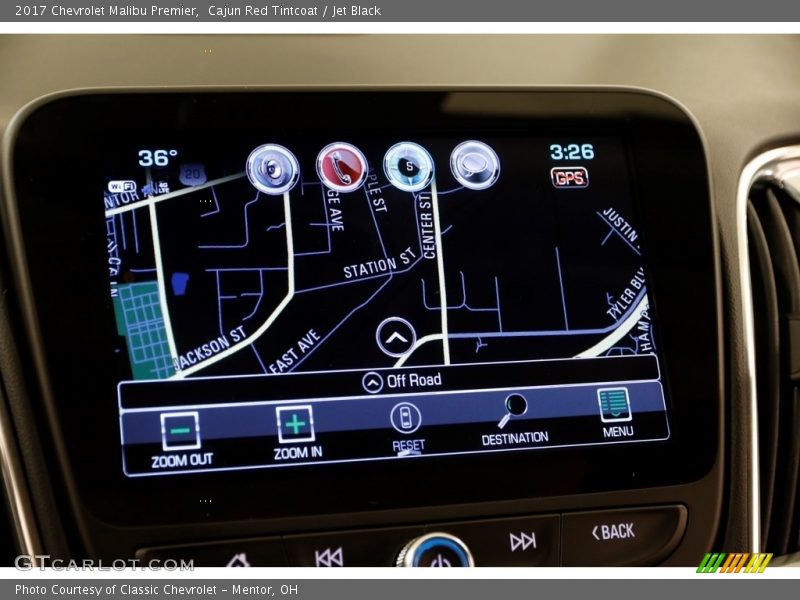 Cajun Red Tintcoat / Jet Black 2017 Chevrolet Malibu Premier