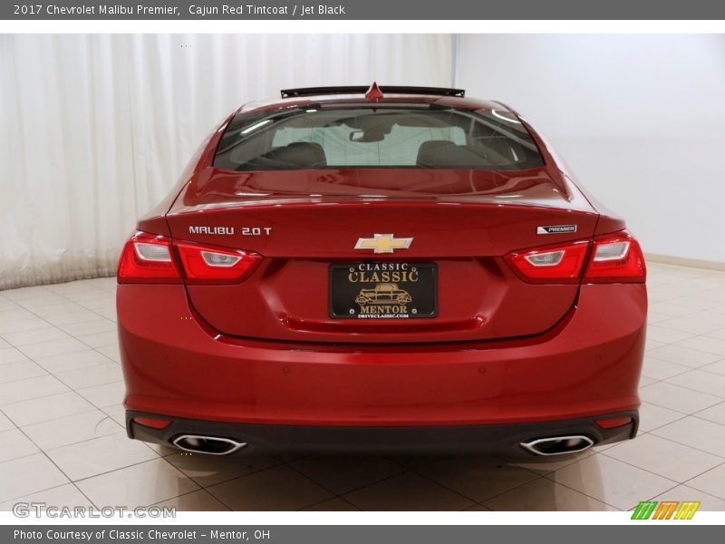 Cajun Red Tintcoat / Jet Black 2017 Chevrolet Malibu Premier