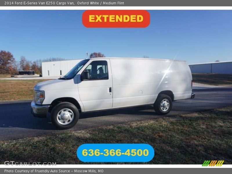 Oxford White / Medium Flint 2014 Ford E-Series Van E250 Cargo Van