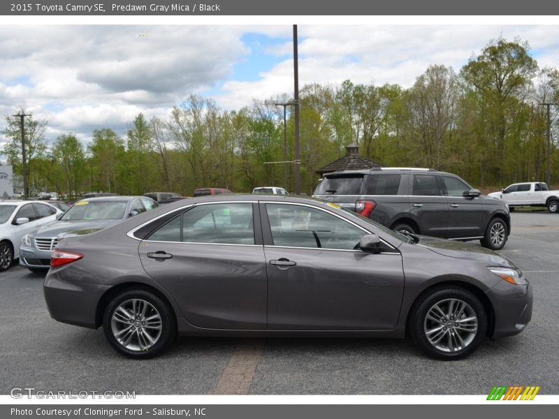 Predawn Gray Mica / Black 2015 Toyota Camry SE