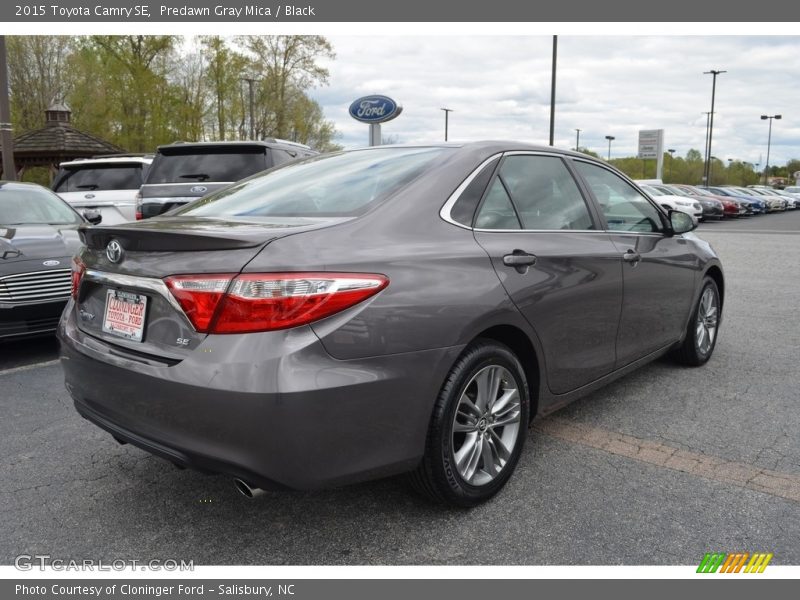 Predawn Gray Mica / Black 2015 Toyota Camry SE