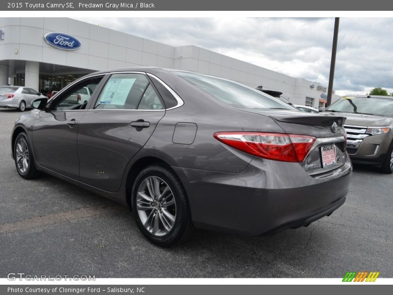 Predawn Gray Mica / Black 2015 Toyota Camry SE