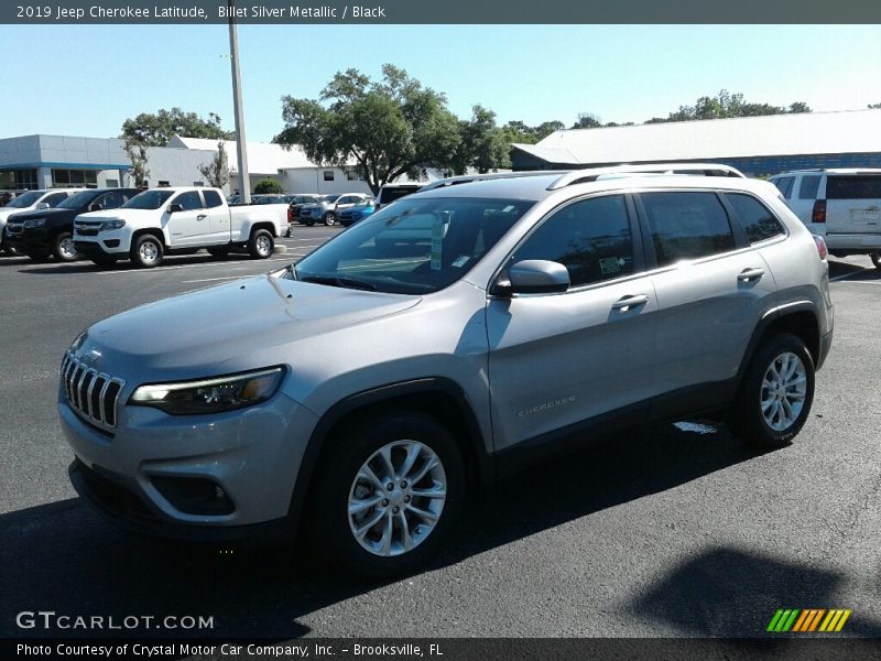 Billet Silver Metallic / Black 2019 Jeep Cherokee Latitude